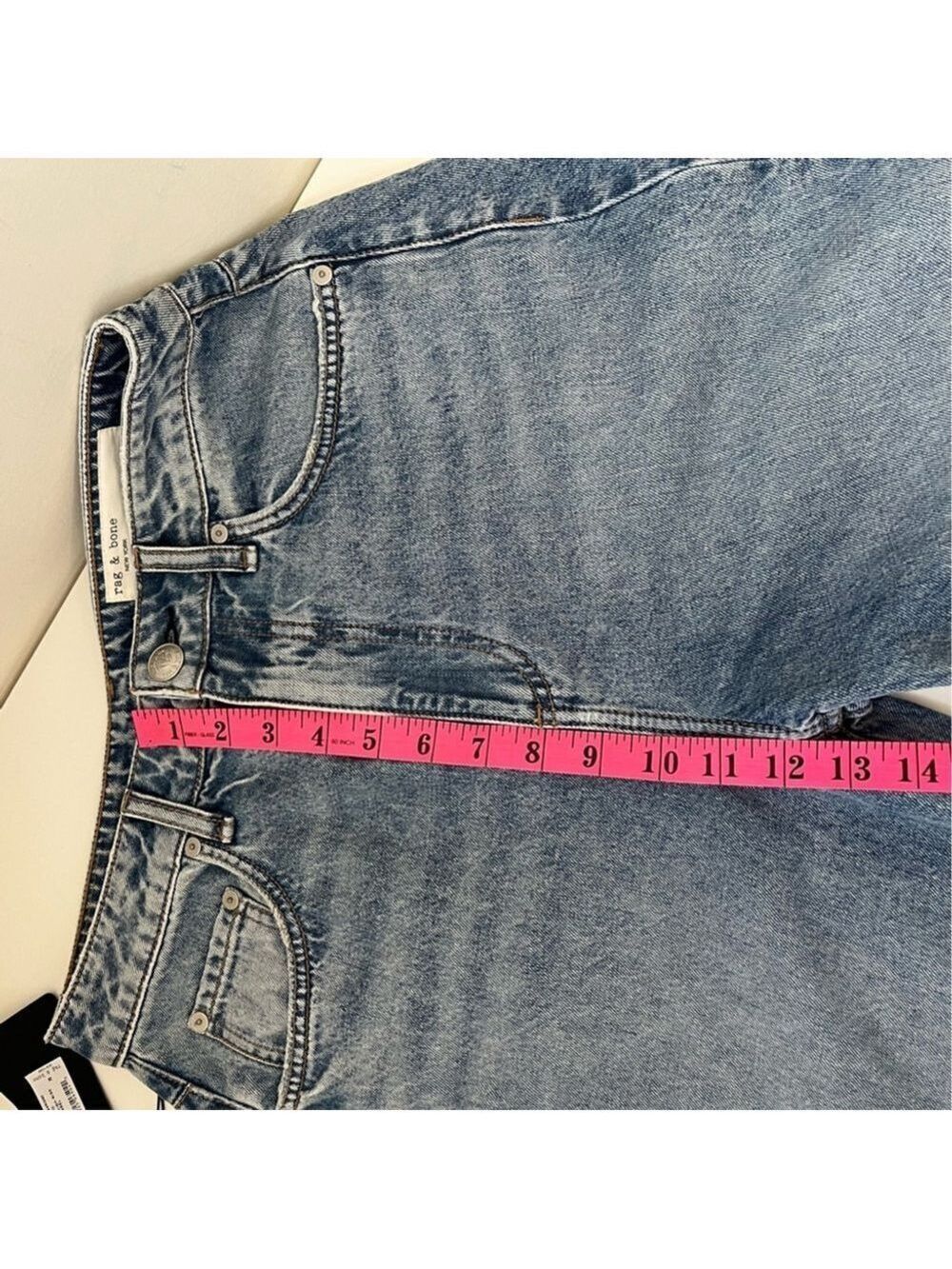 NWT rag & bone Charlie High-Rise Barrel Jeans Size 26 - Picture 11 of 13